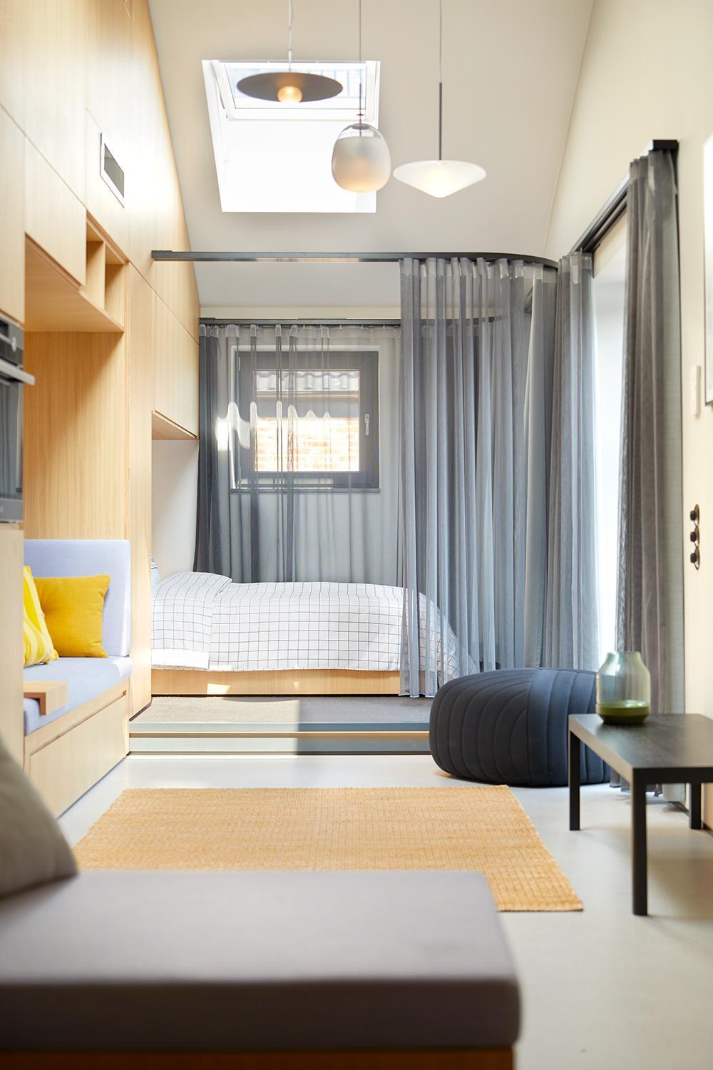 Studio-Apartment mit Hafenblick